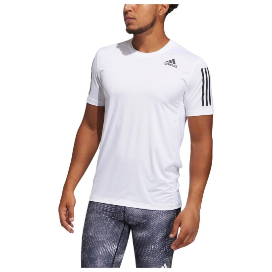 Adidas Ανδρική κοντομάνικη μπλούζα Techfit 3-Stripes